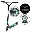 Apollo - Stunt Scooter 100mm ALU / PP Core Wheel Set - Grün - ALU Core