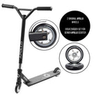 Apollo - Stunt Scooter 100mm ALU / PP Core Wheel Set - Silber - ALU Core