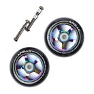 Apollo - Stunt Scooter 100mm ALU / PP Core Wheel Set - Rainbow - ALU Core