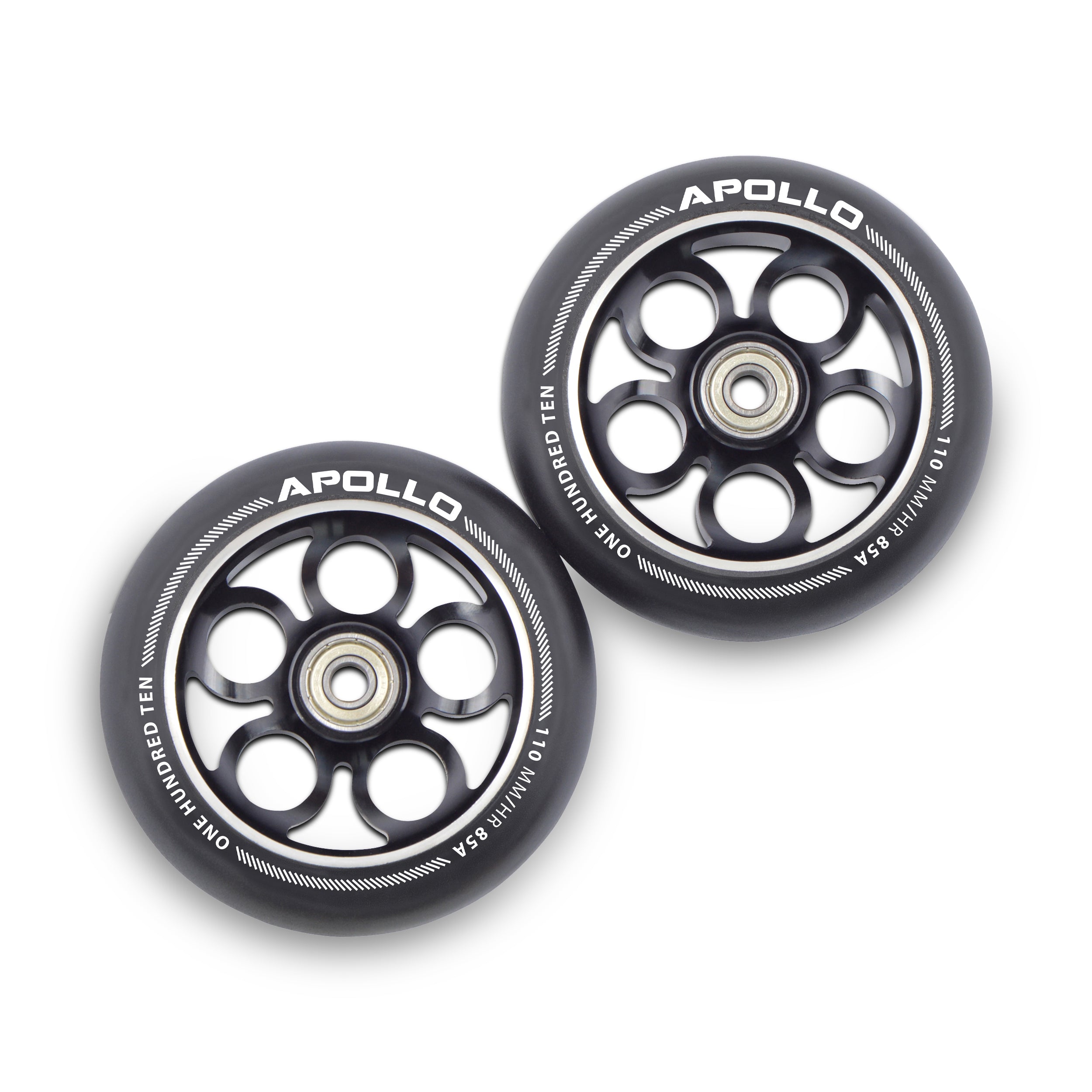 Apollo - Stunt Scooter 110mm ALU Core Wheel Set - Schwarz