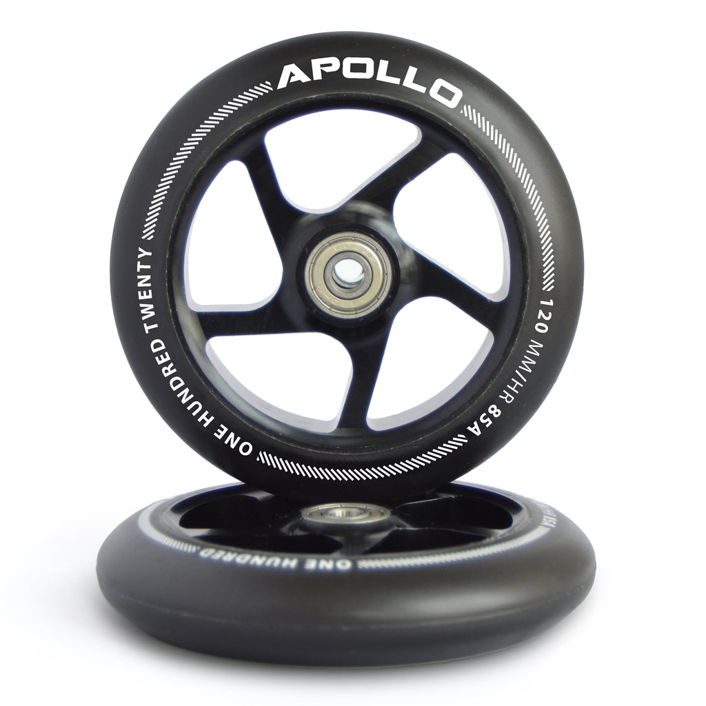 Apollo - Stunt Scooter 120mm ALU Core Wheel Set - Schwarz