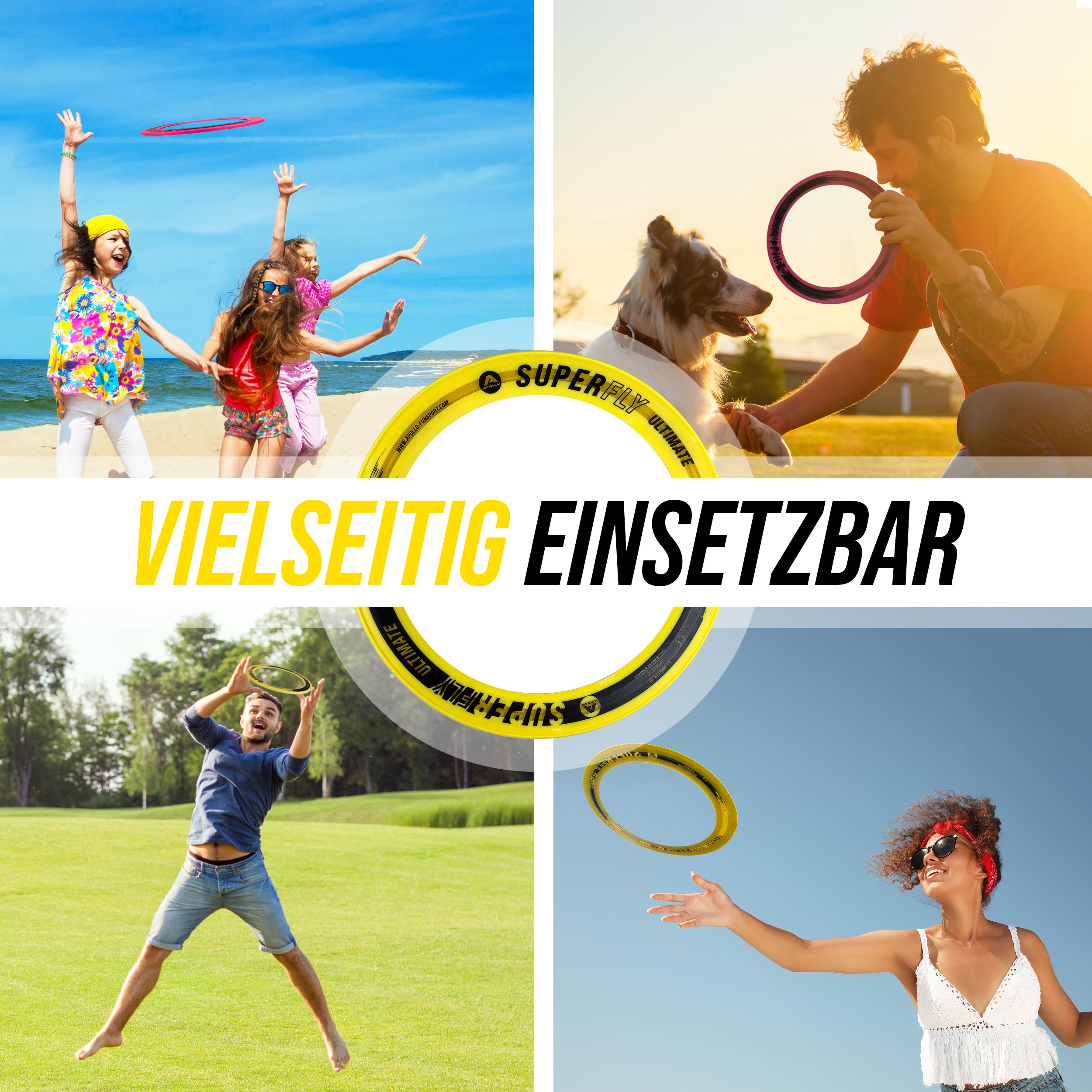 Apollo Funsport - Apollo Superfly - der ultimative Wurfring - Gelb