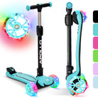 Apollo - Kinderscooter "KidsPro4" klappbarer LED Roller - Mint