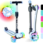 Apollo - Kinderscooter "KidsPro4" klappbarer LED Roller - Blau