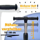 Apollo - Kinderscooter "KidsPro4" klappbarer LED Roller - Schwarz