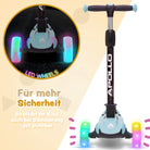 Apollo - Kinderscooter "KidsPro4" klappbarer LED Roller - Blau