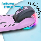Apollo - Kinderscooter "KidsPro4" klappbarer LED Roller - Violet