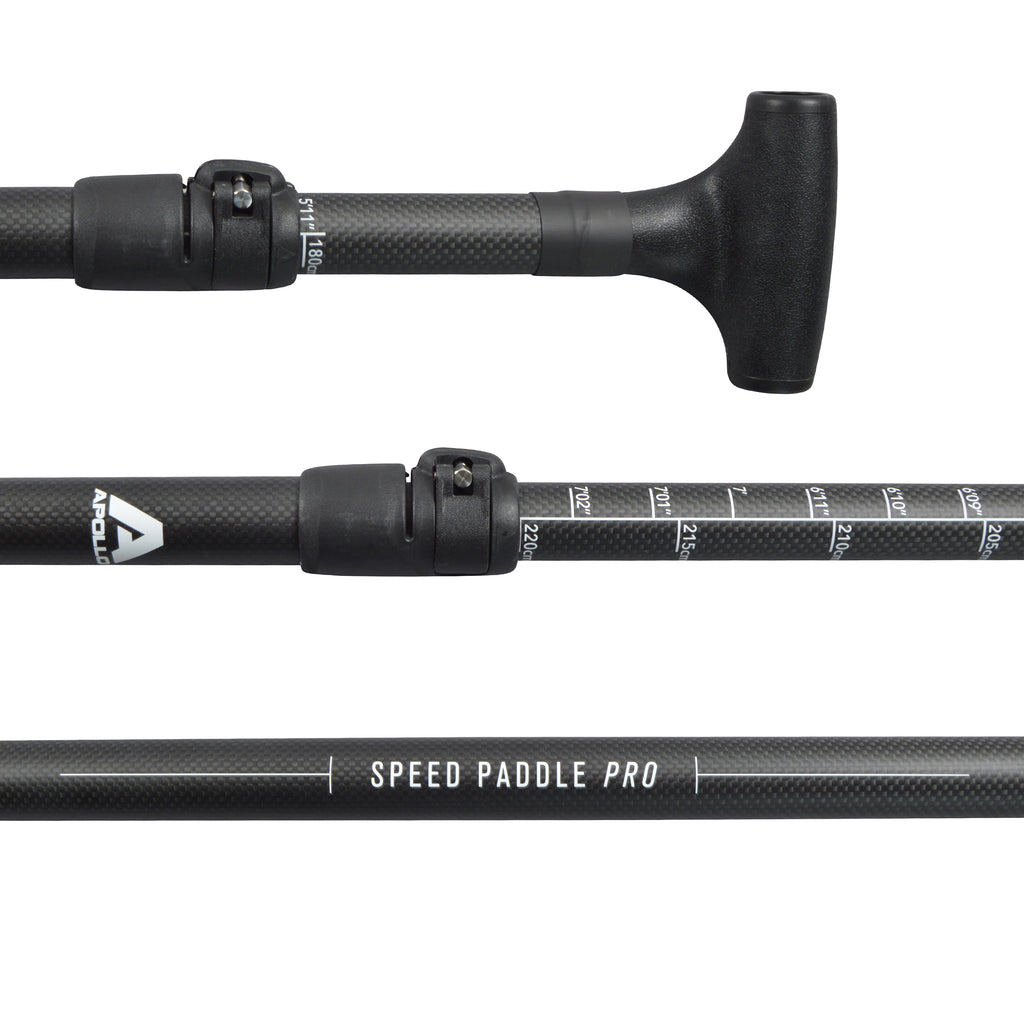 Apollo - Apollo SUP Carbon Pro Paddel 3 teiliges Stechpaddel aus Carbon und Fiberglas - Speed Paddle Pro