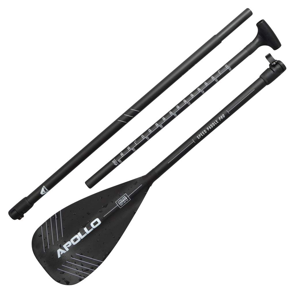 Apollo - Apollo SUP Carbon Pro Paddel 3 teiliges Stechpaddel aus Carbon und Fiberglas - Speed Paddle Pro