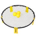 Ocean 5 - Spiderball Set, Ball-Spiel mit Netz, 3 Bällen und Tragetasche - Gelb