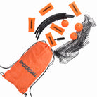 Ocean 5 - Spiderball Set, Ball-Spiel mit Netz, 3 Bällen und Tragetasche - Orange