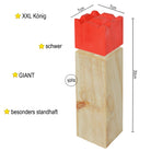 Ocean5 - Kubb - Original Wikinger Wurfspiel - Holz Schach Kegel Spiel von Ocean5 - Kubb - Deluxe - 30 x 7 cm (H B)