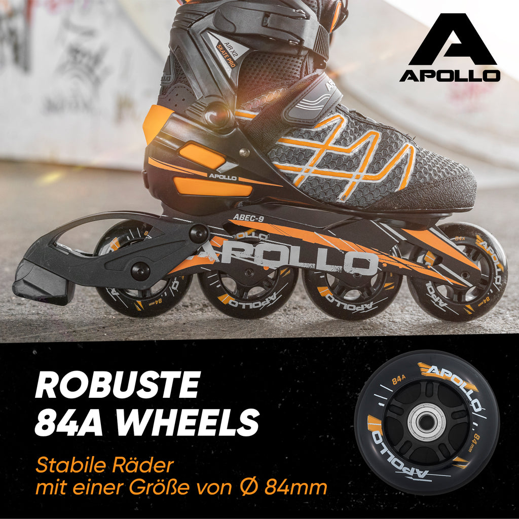 Apollo - Air Flow X2 Inline Skates - Orange -