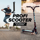 Apollo - Stunt Scooter - Genius Pro Robuster Kinder Scooter mit ABEC 9 Kugellager - Schwarz Blau