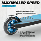 Apollo - Stunt Scooter - Genius Pro Robuster Kinder Scooter mit ABEC 9 Kugellager - Schwarz Blau