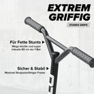 Apollo - Stunt Scooter - Genius Pro Robuster Kinder Scooter mit ABEC 9 Kugellager - Schwarz Silber