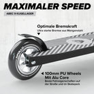 Apollo - Stunt Scooter - Genius Pro Robuster Kinder Scooter mit ABEC 9 Kugellager - Schwarz Silber