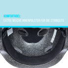 Apollo - Skaterhelm Herren, Damen und Kinder, Kinderfahrradhelm verstellbar Bright Carbon -