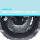 Apollo - Skaterhelm Herren, Damen und Kinder, Kinderfahrradhelm verstellbar Broken Green -