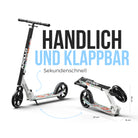Apollo - Klappbarer City Roller für Kinder "Phantom" höhenverstellbarer Tretroller - Flamingo
