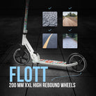 Apollo - Klappbarer City Roller für Kinder "Phantom" höhenverstellbarer Tretroller - Flamingo