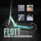 Apollo - Klappbarer City Roller für Kinder "Phantom" höhenverstellbarer Tretroller - Watercolor