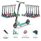 Apollo - Klappbarer City Roller für Kinder "Phantom" höhenverstellbarer Tretroller - Watercolor