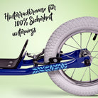 Apollo - Retro Scooter Paradise Roller mit Luftreifen 12,5 Zoll - Blau