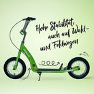 Apollo - Retro Scooter Paradise Roller mit Luftreifen 12,5 Zoll - Grün