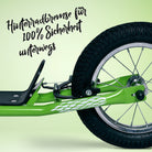 Apollo - Retro Scooter Paradise Roller mit Luftreifen 12,5 Zoll - Grün