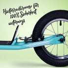 Apollo - Retro Scooter Paradise Roller mit Luftreifen 12,5 Zoll - Türkis