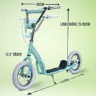 Apollo - Retro Scooter Paradise Roller mit Luftreifen 12,5 Zoll - Mint