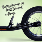 Apollo - Retro Scooter Paradise Roller mit Luftreifen 12,5 Zoll - Schwarz