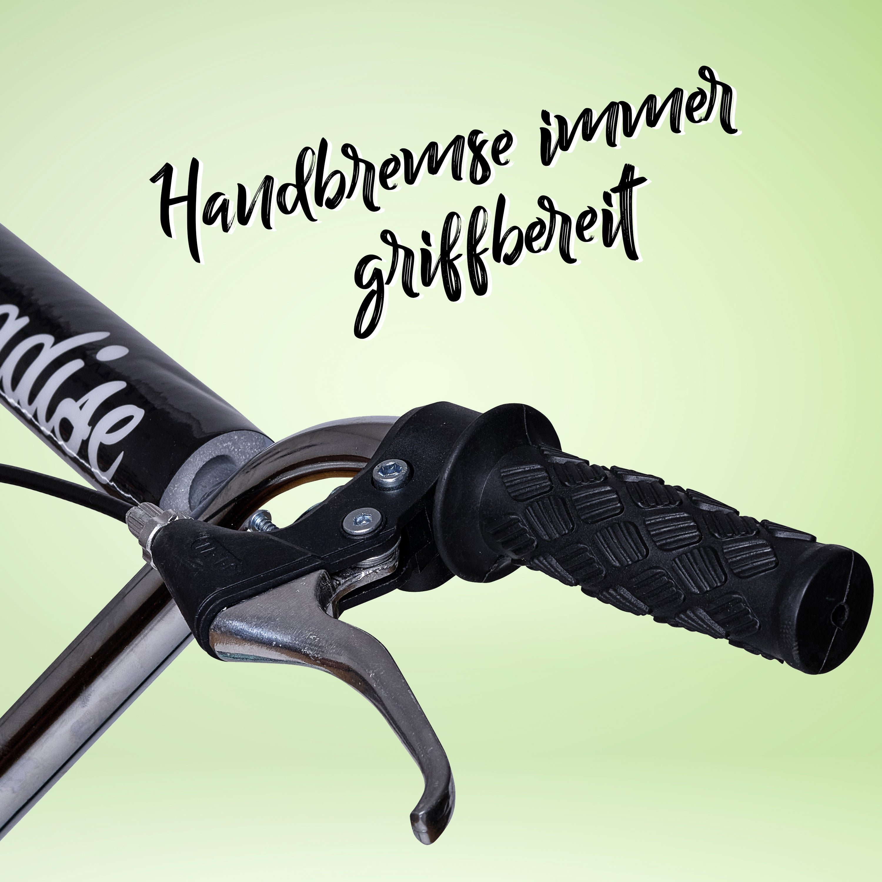 Apollo - Retro Scooter Paradise Roller mit Luftreifen 12,5 Zoll - Schwarz