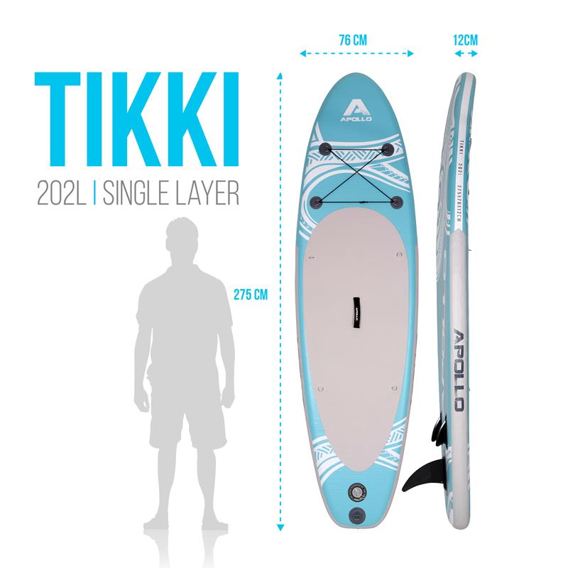 Apollo - SUP Board - Tikki - 2,75 m - Stand Up Paddle Board -