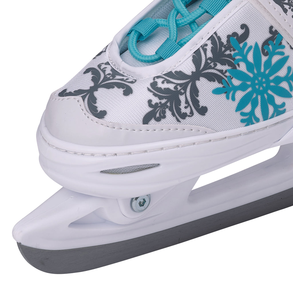 Apollo - Ice Skates X Pro verstellbare Schlittschuhe für Damen & Kinder - Weiß/Mint -