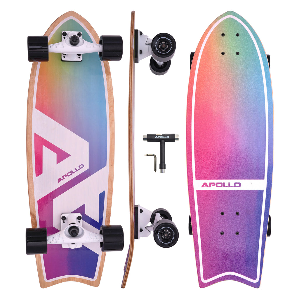 Apollo - Surf Style Board - Apollo Rainbow -