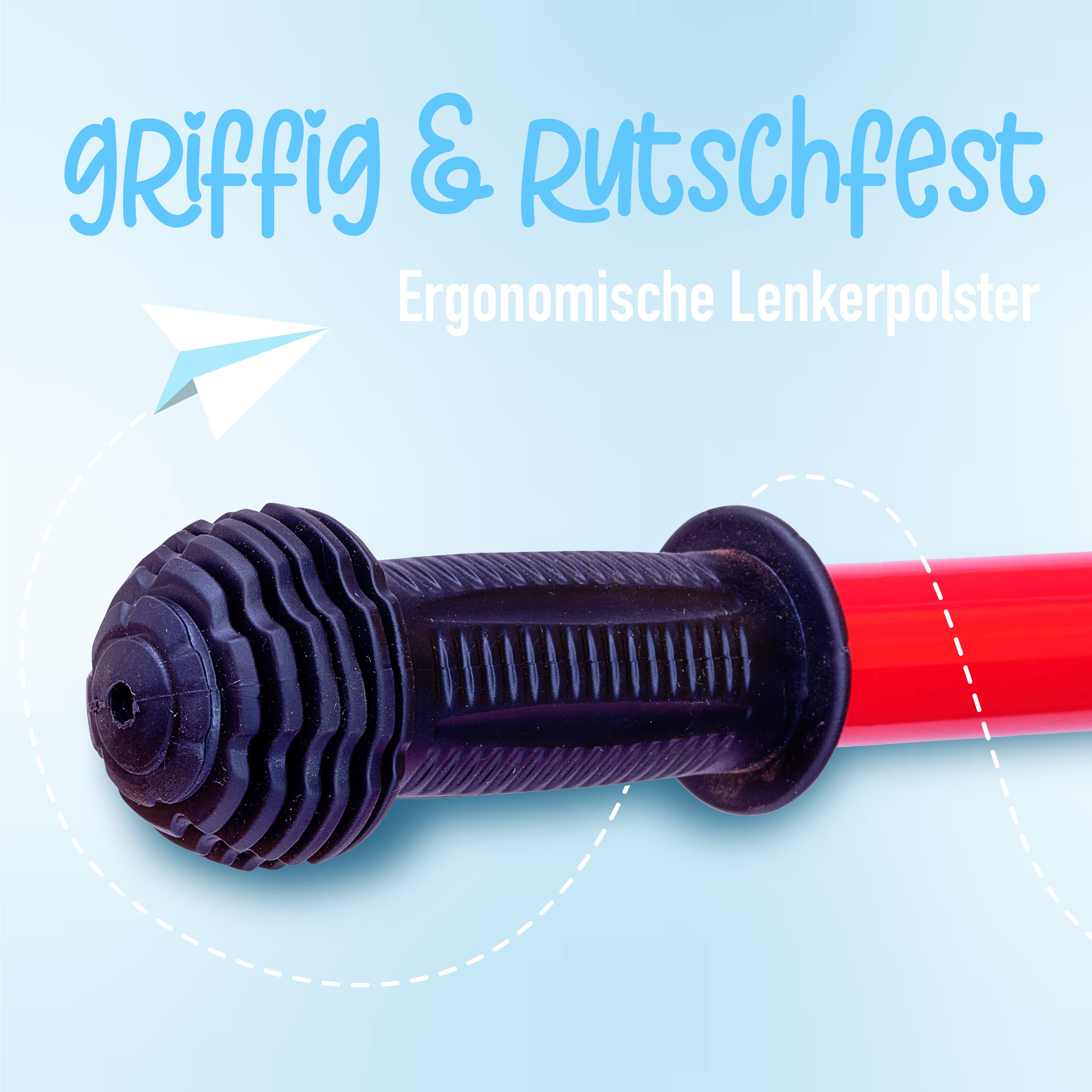 Apollo - Aviator Laufrad, sicheres Laufrad 12 Zoll - Rot