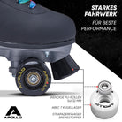 Apollo - Classic Roller Rollschuhe für Kinder und Erwachsene - Rodeo Drive -