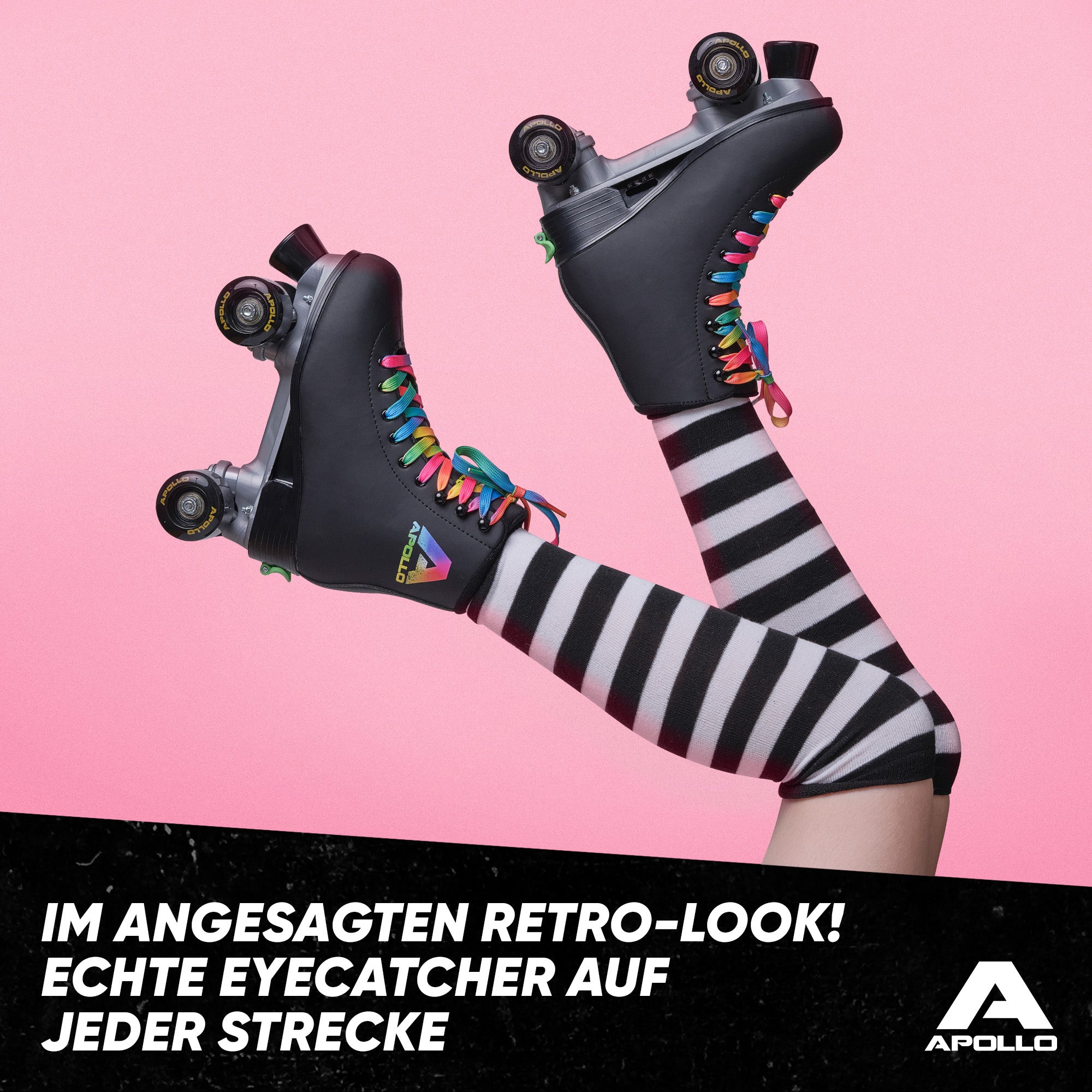 Apollo - Classic Roller Rollschuhe für Kinder und Erwachsene - Rodeo Drive -