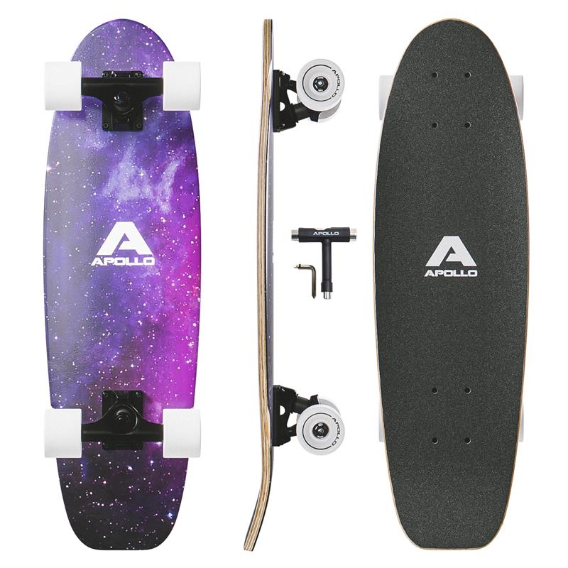Apollo - Mini-Longboard - Nebula Midi - 27" Midi Cruiser als Komplett-Board -