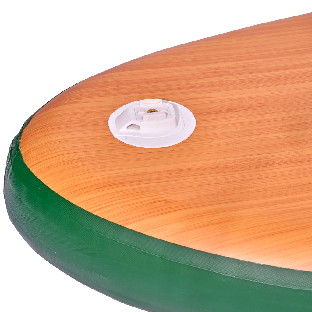 Apollo Funsport - SUP Board Komplett-Set Aufblasbares Stand Up Paddle Board - Wood - Wood Green