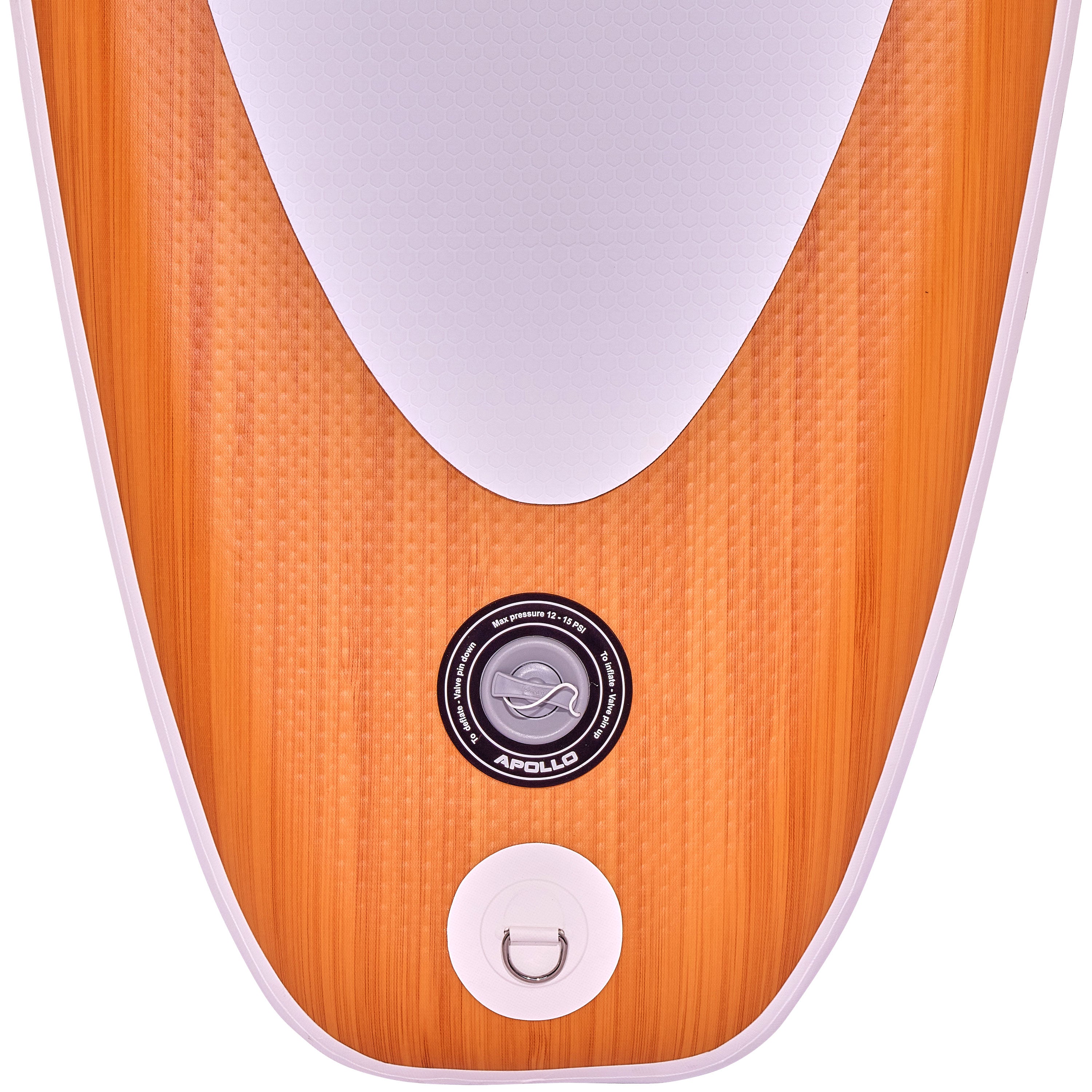 Apollo Funsport - SUP Board Komplett-Set Aufblasbares Stand Up Paddle Board - Wood - Wood White
