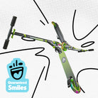 Apollo - 145mm City Scooter mit Federung "Skyracer" klappbar und höhenverstellbar - Grün Grau