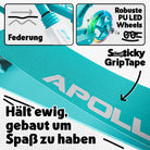 Apollo - 145mm City Scooter mit Federung "Skyracer" klappbar und höhenverstellbar - Mint