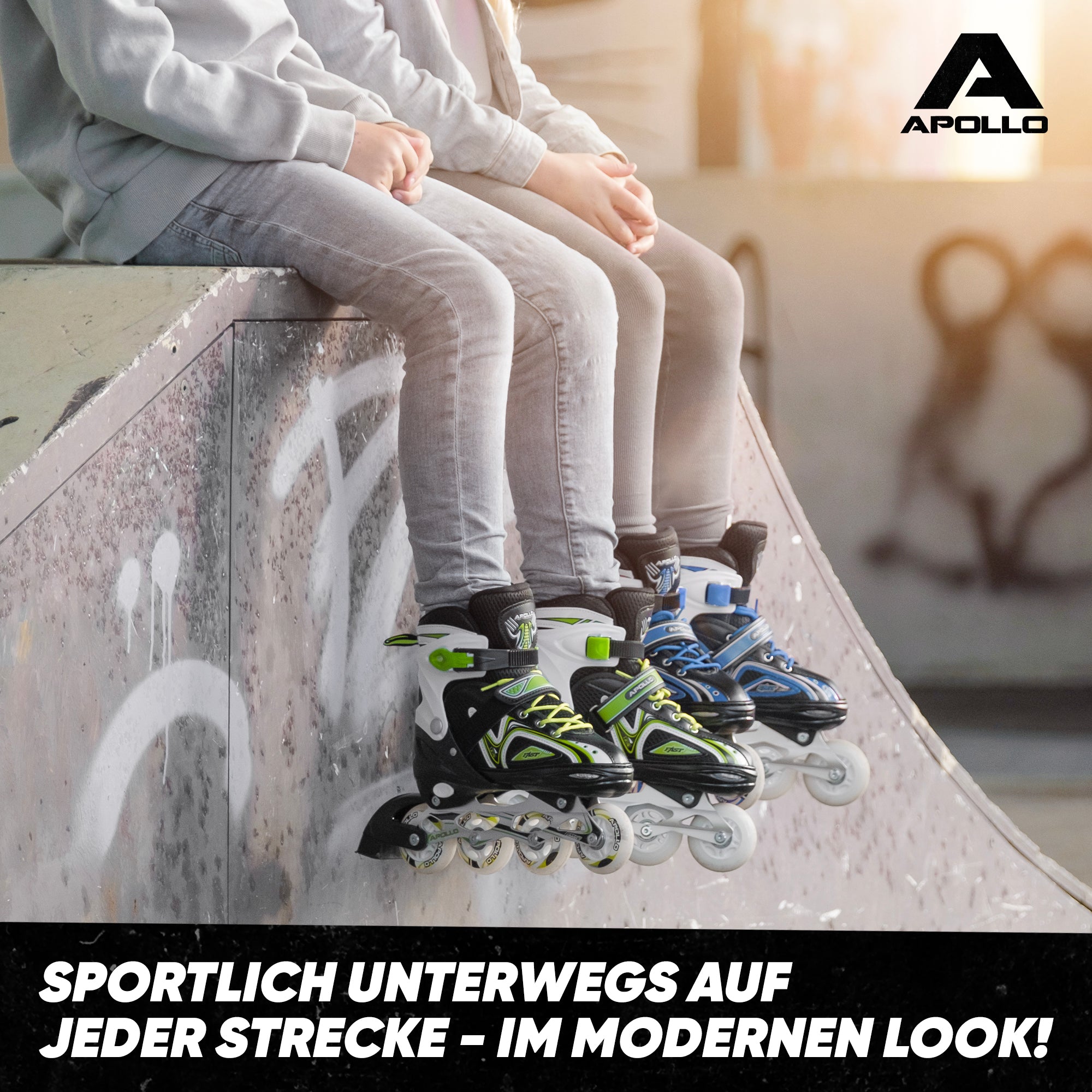 Apollo - Super Blade größenverstellbare Inlineskates - Blau -