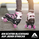 Apollo - Super Quad größenverstellbare verstellbare Rollschuhe für Kinder - Pink -