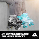 Apollo - Super Quad größenverstellbare verstellbare Rollschuhe für Kinder - Weiß Mint -