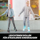 Apollo - Super Quad größenverstellbare verstellbare Rollschuhe für Kinder - Weiß Mint -