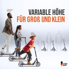 Apollo - High End Scooter Erwachsene - "Tornado 2.0" Cityroller Kinder ab 7 Jahre - Schwarz Silber